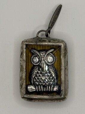Jewel Kade hand crafted pewter charm “ Someone to Watch Over Me” Owl charm